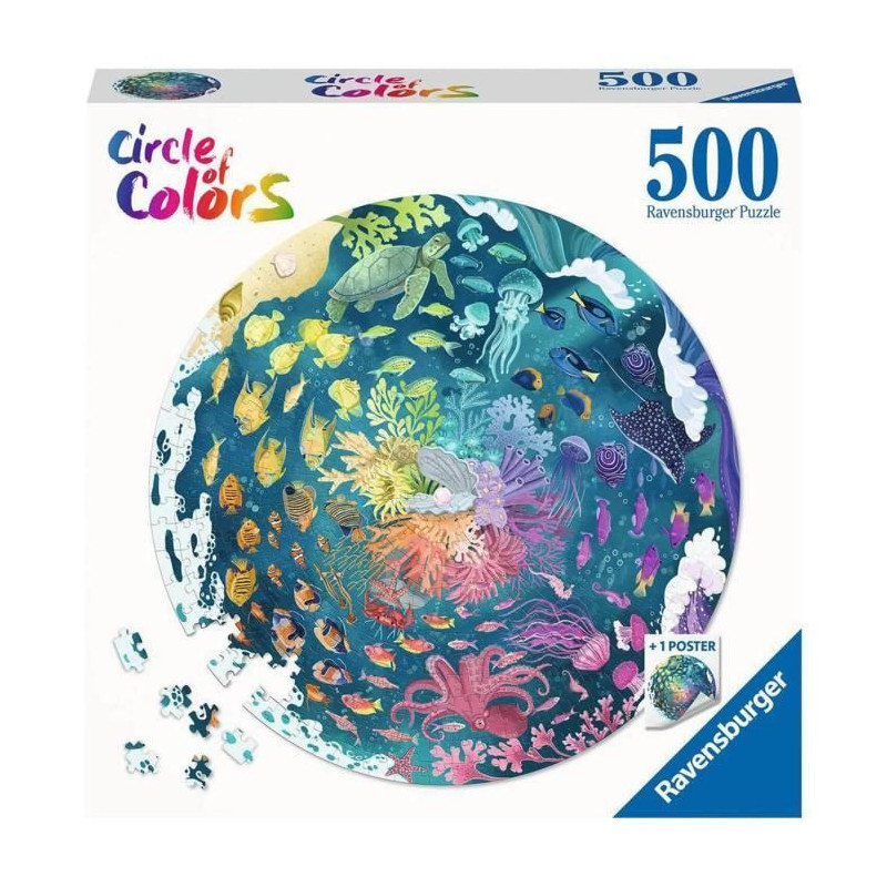 Round puzzle 500 p Ocean