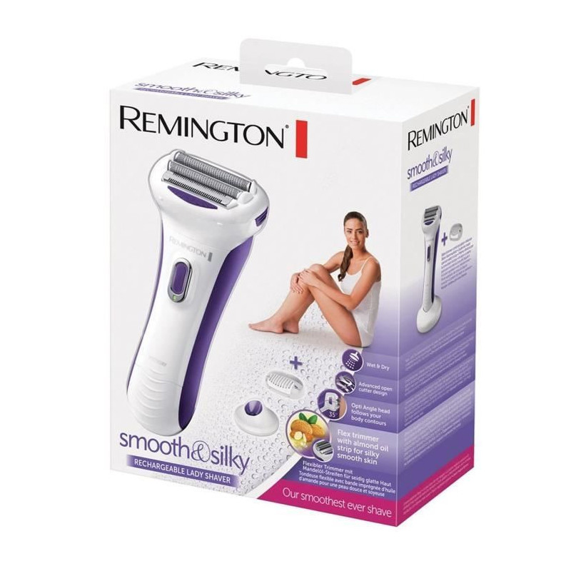 REMINGTON Wet & Dry female razor - Hypoallergenic - Rechargeable