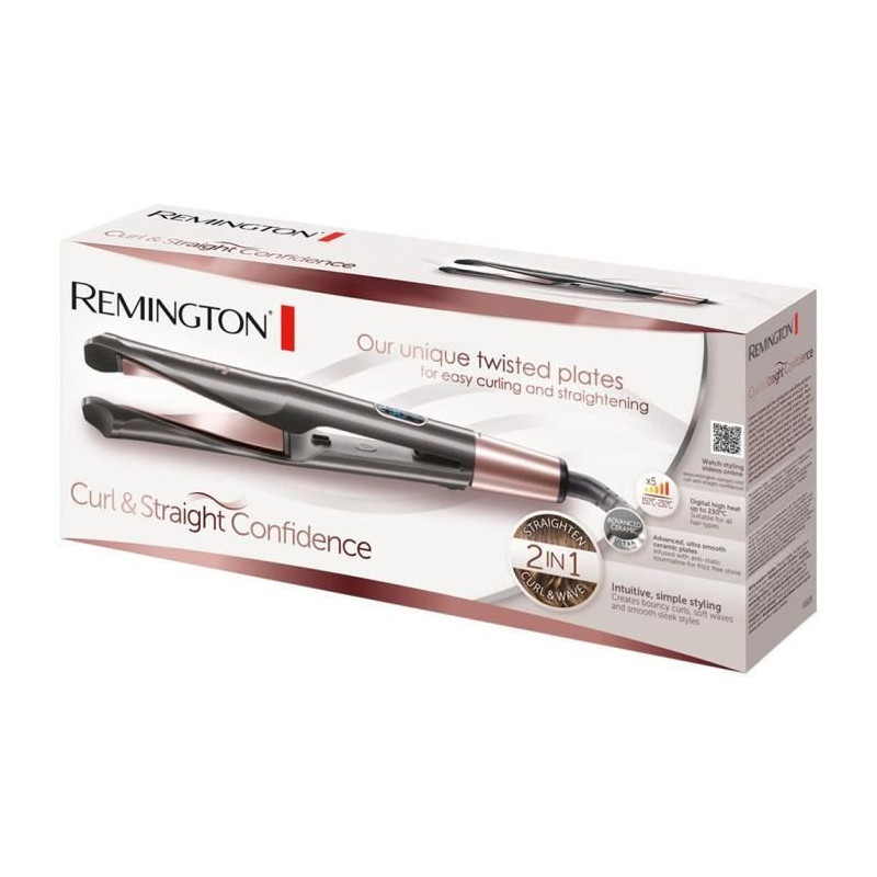 Remington S6606 Curling Iron, Curling Iron, Straightener, Curl Curler
