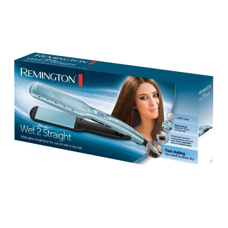REMINGTON S7350 Hair Straightener, Professional Wet2Straight Hair Stra