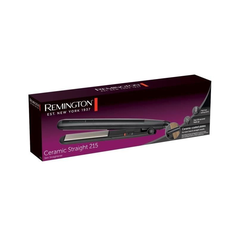 REMINGTON S1370 Ceramic Straight Hair Straightener – max temperature