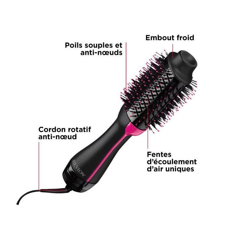 REVLON 2-in-1 Volumizing Drying Brush RVDR5222E - Pro Collection - Bla