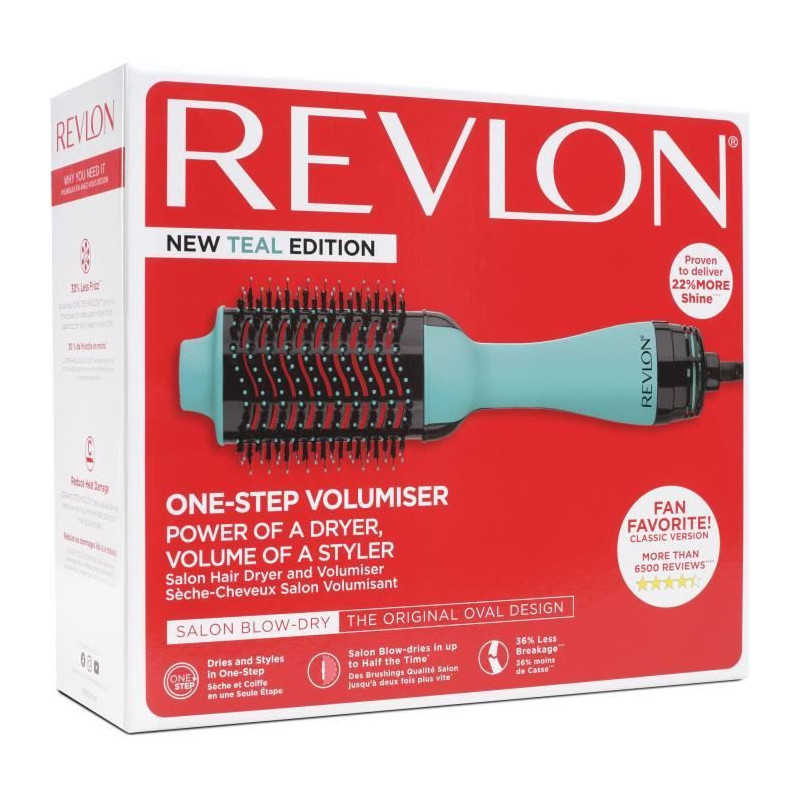REVLON Teal Blue Drying and styling brush - Ionic technology - 2 speed
