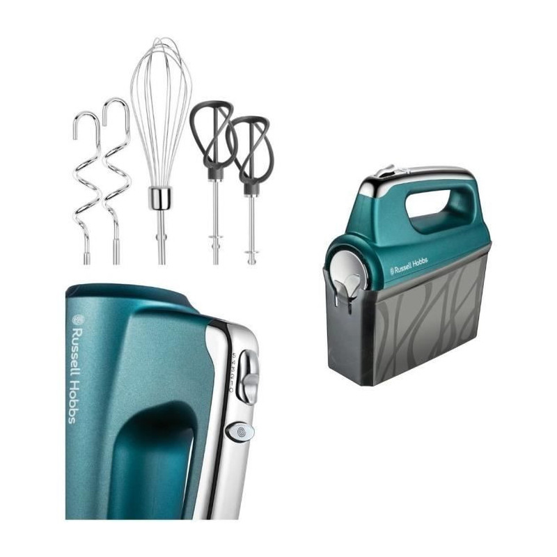 Russell Hobbs 25891-56 Swirl Mixer, 5 Speed, Turbo Function, 1 Pair of