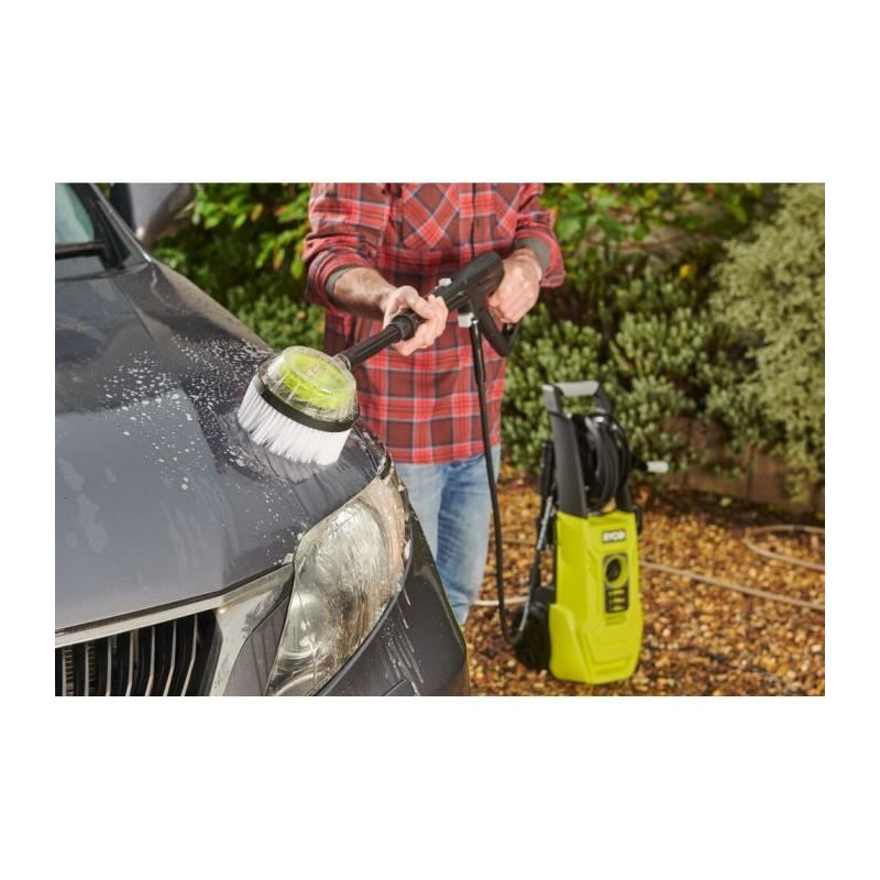 High pressure cleaner 2000 W 150 bars 450 l - Flexible 8m, reel, 0.9 l