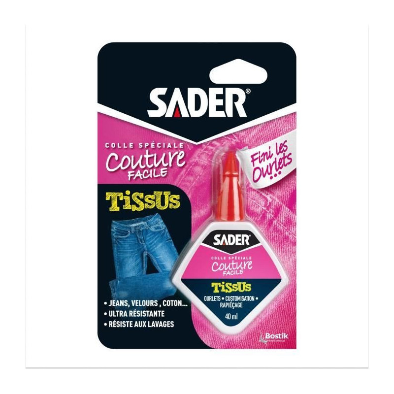 SADER Glue Bottle Finished Hems - 40ml - 30242290