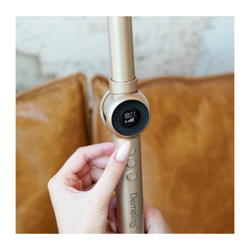 Curling iron - SAINT ALGUE - 20038 - Demeliss Curl Power - 180° foldi