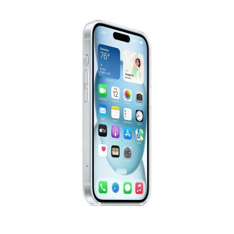 APPLE - iPhone 15 - Clear Case with MagSafe