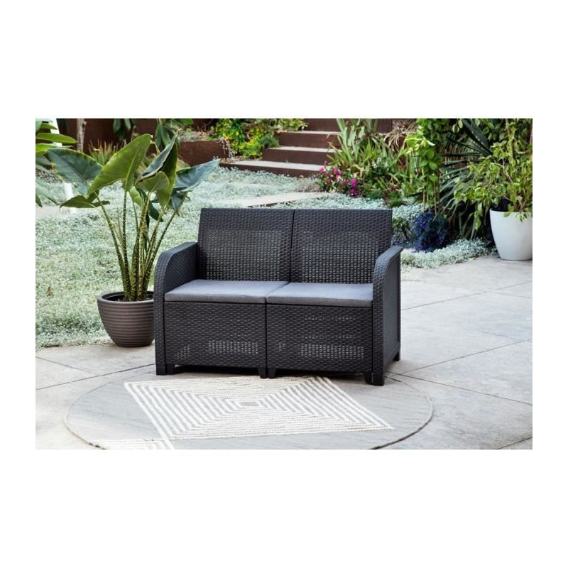 Allibert by KETER - Sanremo - garden sofa - in woven rattan look resin