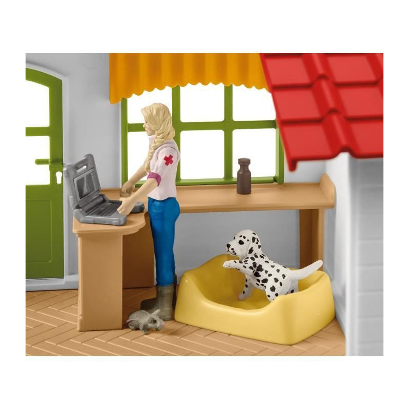 Schleich - Veterinary cabinet with animals - 42502