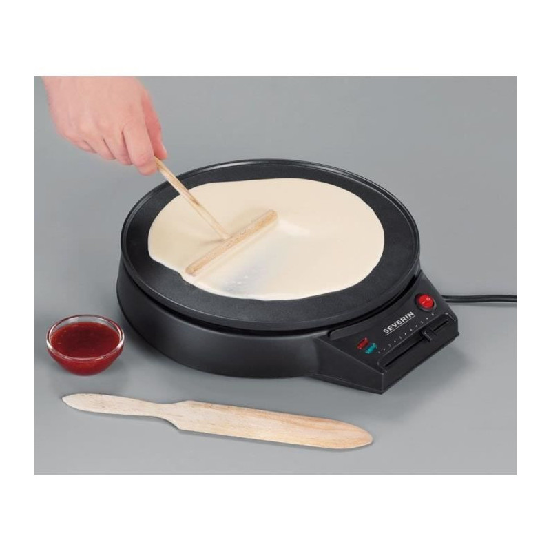 SEVERIN CM2198 - Crepiere diameter 30cm 1000W - Adjustable thermostat
