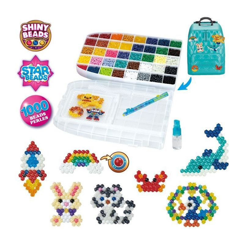 Ironing bead game - AQUABEADS - 31993 - The creative DX backpack