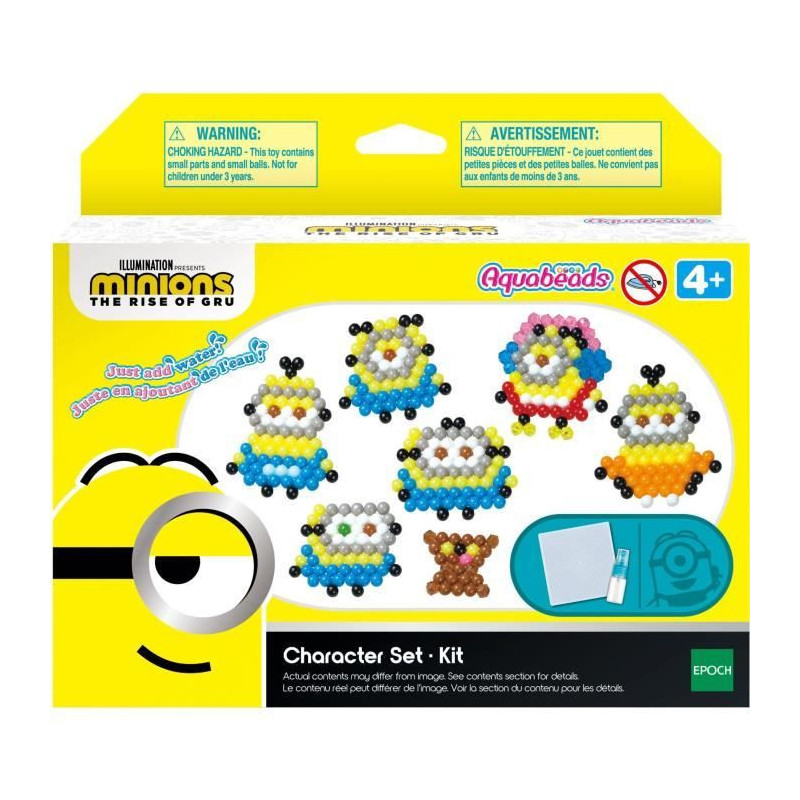 The Minions 2 kit: Once upon a time GRU - Aquabeads - 31605 - Pearls s
