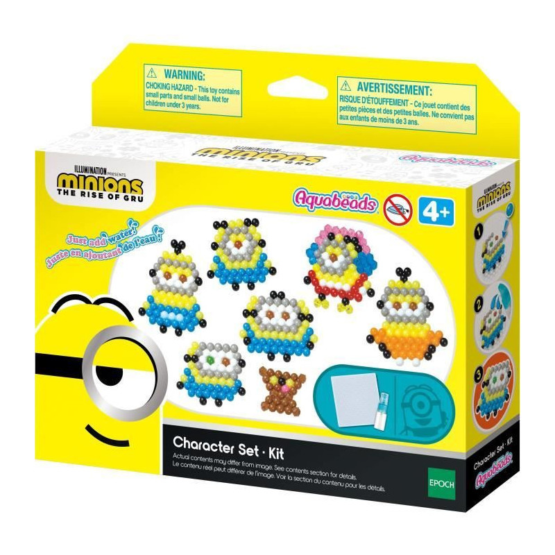 The Minions 2 kit: Once upon a time GRU - Aquabeads - 31605 - Pearls s
