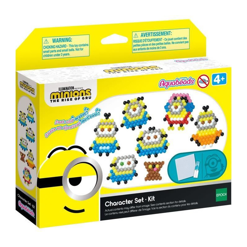 The Minions 2 kit: Once upon a time GRU - Aquabeads - 31605 - Pearls s