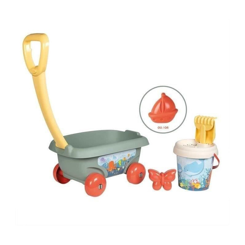 SMOBY - SMOBY Life - Filled Beach Cart