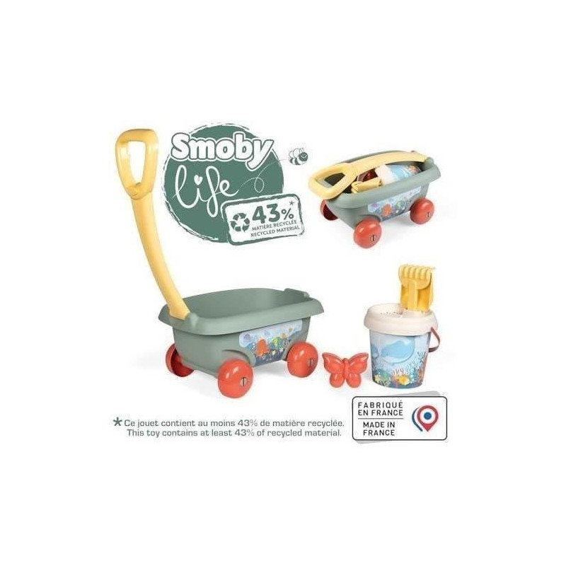 SMOBY - SMOBY Life - Filled Beach Cart