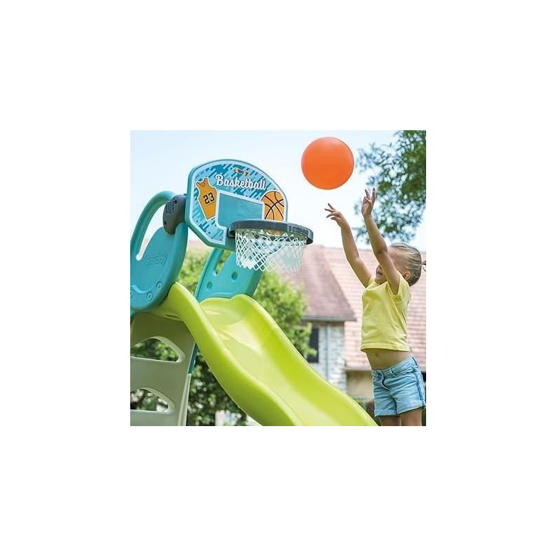 Smoby - Basketball hoop - Smoby slide accessory - 3 in 1 - From 3 year