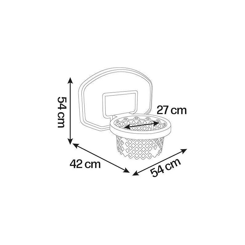 Smoby - Basketball hoop - Smoby slide accessory - 3 in 1 - From 3 year