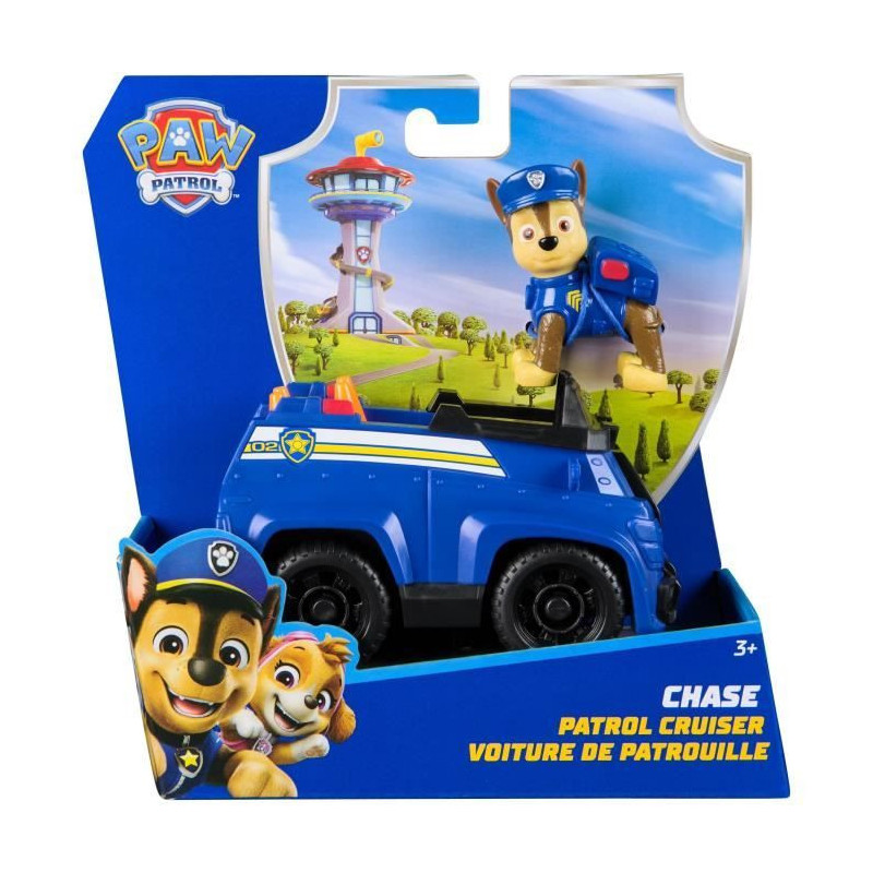 SPIN MASTERVEHICLE + CHASE FIGURE PAW Patrol