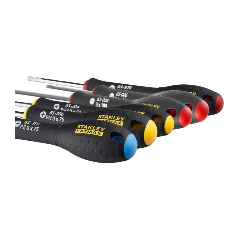 Set of 6 Precision Screwdrivers - STANLEY FATMAX - 0-65-492