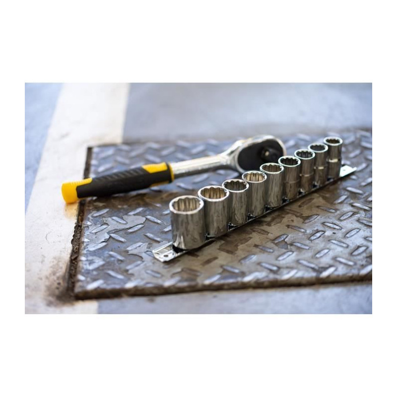 Click 72 Det 1/4 + 10 STANLEY sockets - STMT82666-0 - 11 -piece game