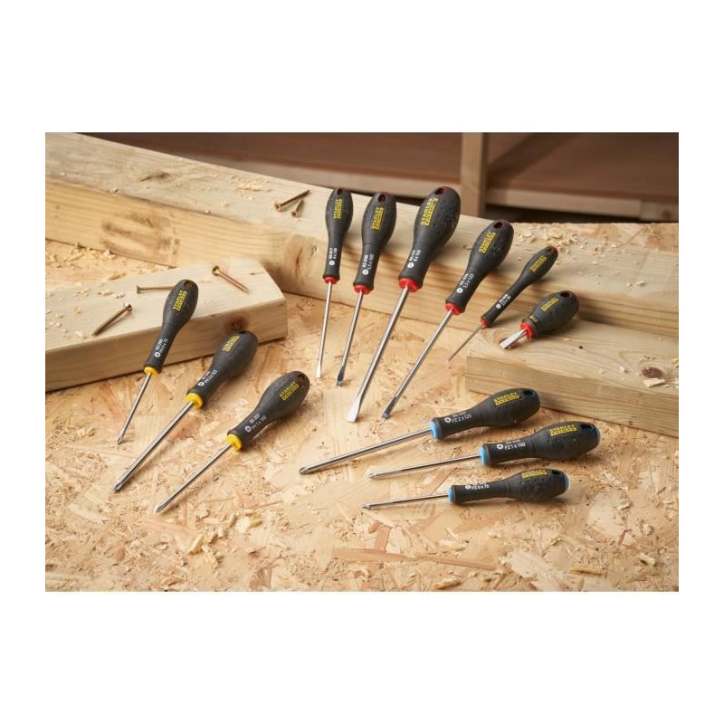 12 Piece Screwdriver Set - STANLEY FATMAX - FMHT65426-0 - Electrician