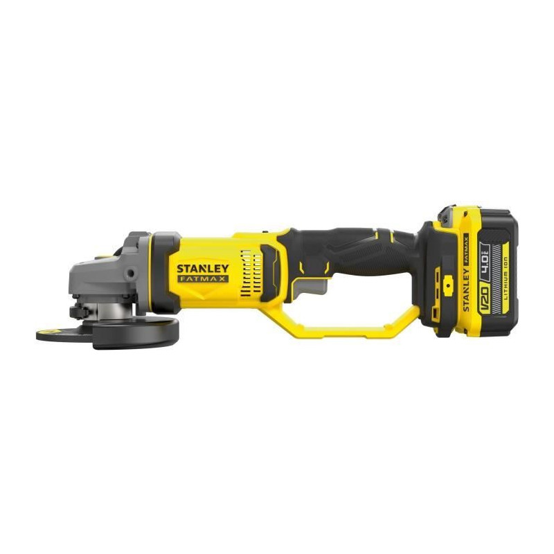 125 mm grinder - 18V Lithium - 1 4Ah Battery - STANLEY FATMAX V20 - SF