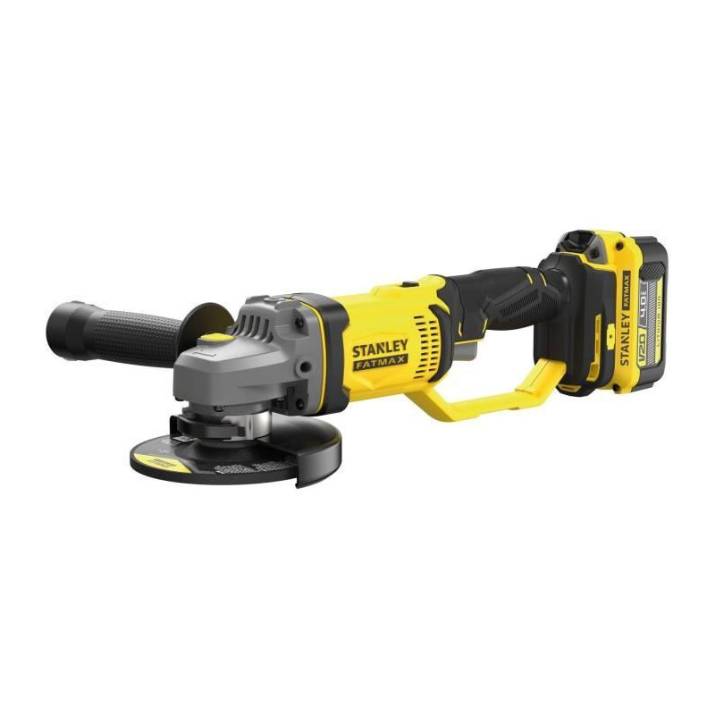 125 mm grinder - 18V Lithium - 1 4Ah Battery - STANLEY FATMAX V20 - SF