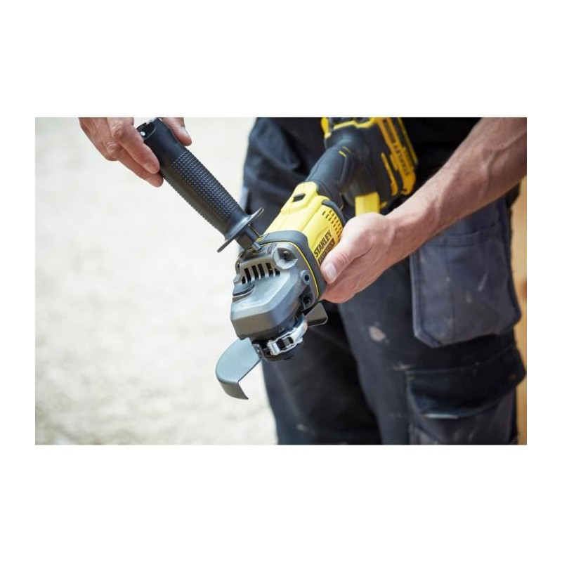 125 mm grinder - 18V Lithium - 1 4Ah Battery - STANLEY FATMAX V20 - SF