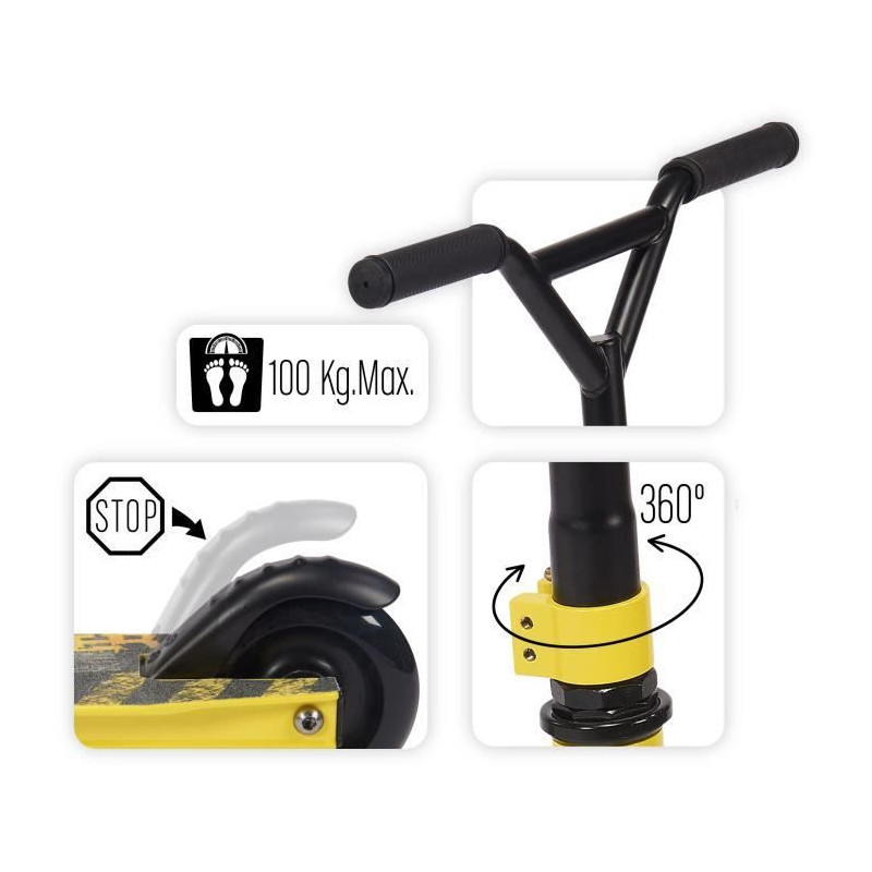STAMP Yellow Freestyle Scooter