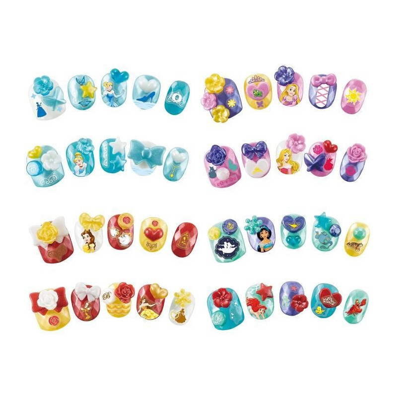 The Disney Princesses Manicure Box - Aquabeads - Nails that stick with