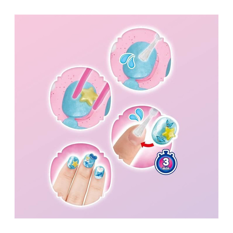 The Disney Princesses Manicure Box - Aquabeads - Nails that stick with