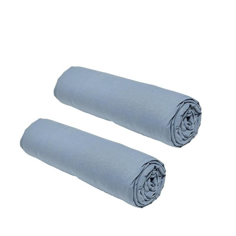 Set of 2 Teday Essential Curses - 160 x 200 cm - 2 people - 100% Cotto