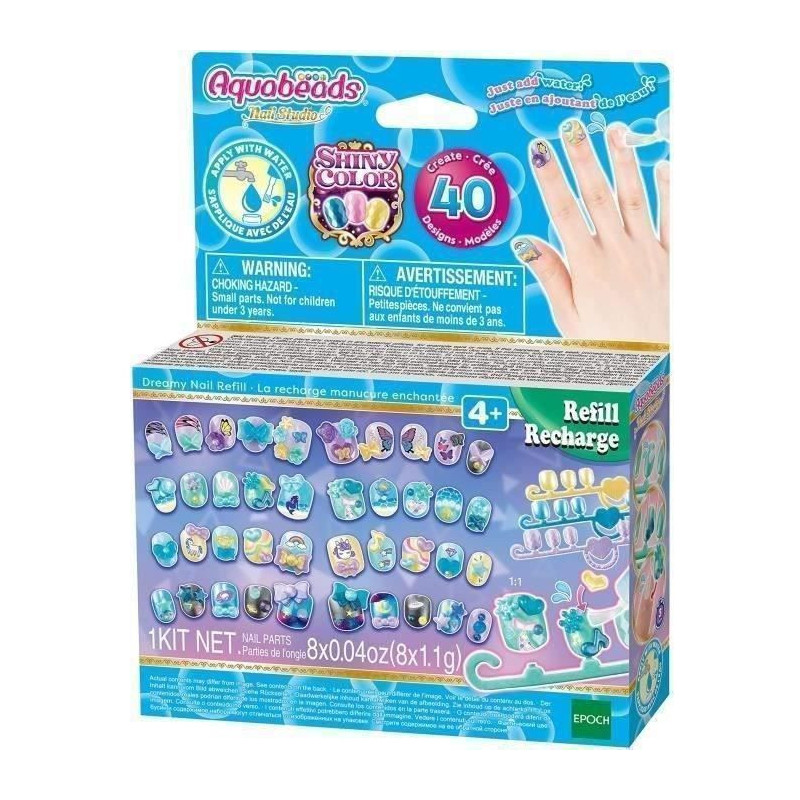 Enchanted manicure recharge - Aquabeads - Nails that stick with water,