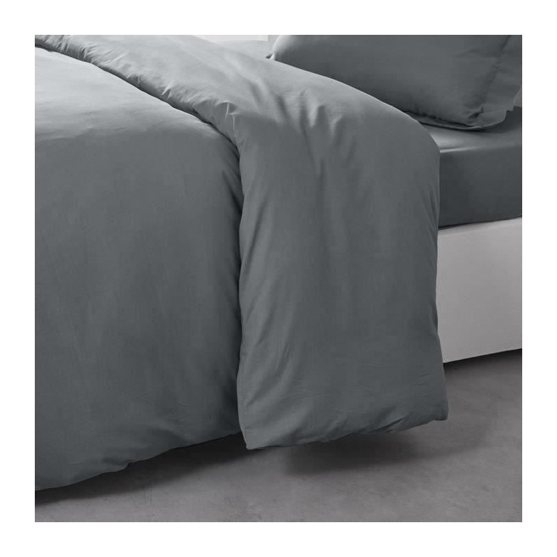 TODAY ESSENTIAL SUCK COVER - 140 x 200 cm - 1 person - 100% UNE cotton