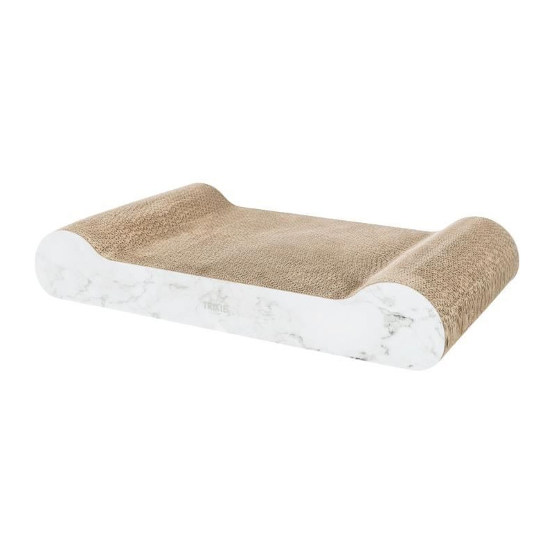 TRIXIE Scratching post XXL marble look - 64 x 11 x 37 cm - For cats