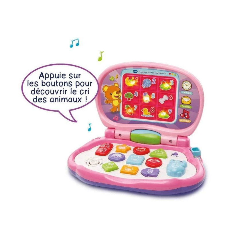 VTECH BABY - Lumi Ordi Toddler Pink - Child Computer