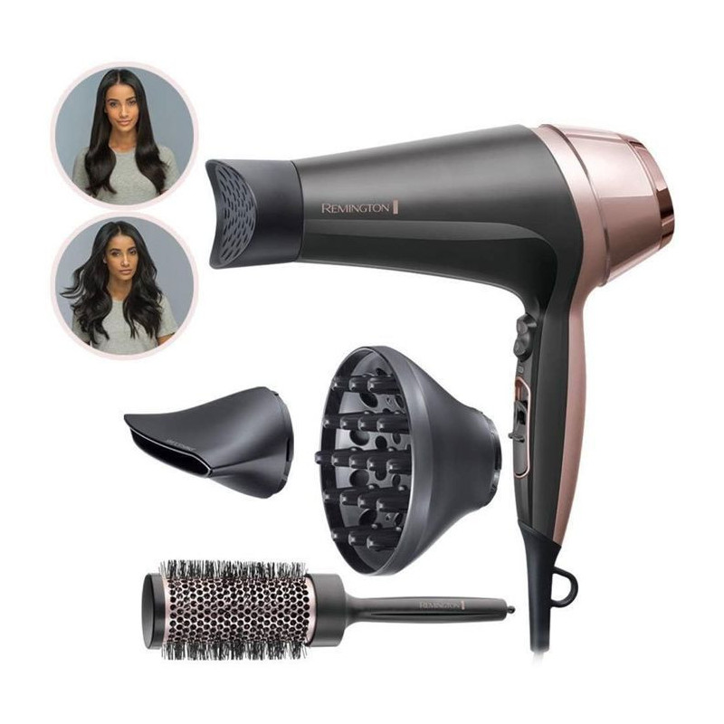 Remington D5706 Hairdressing Set, Ionic Hair Dryer Curl Confidence 220
