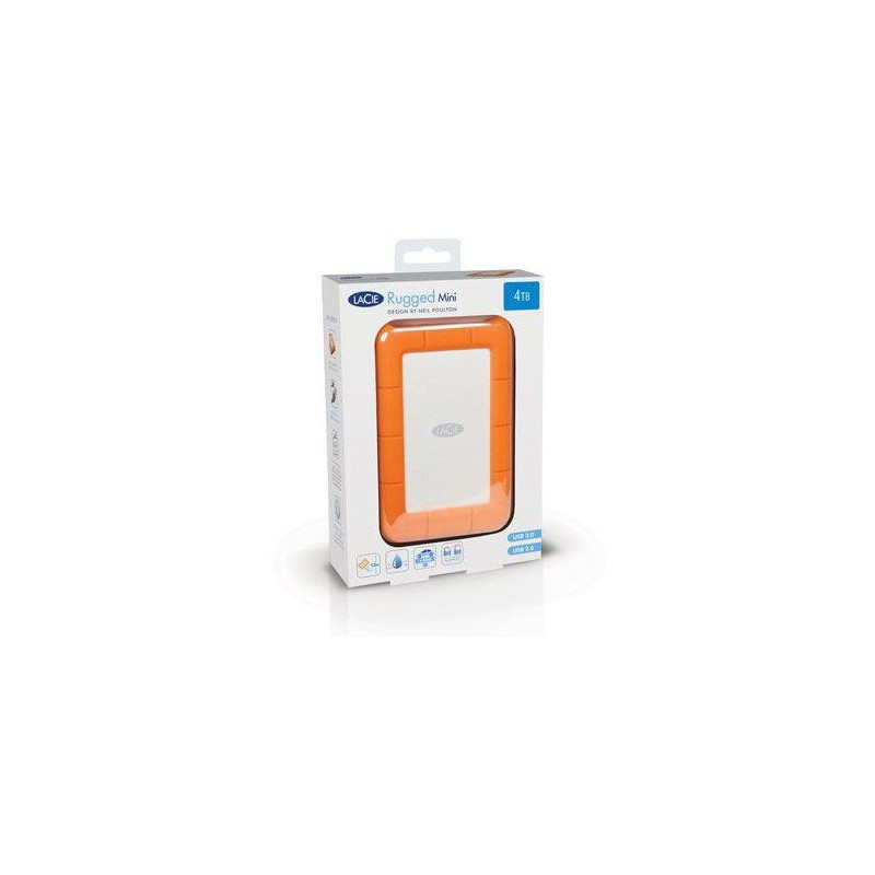 LACIE - External Hard Drive - LaCie Rugged Mini - 2TB - USB3.0 (LAC900