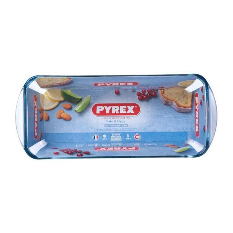 PYREX Moule a cake Classic Glassware 28 cm transparent
