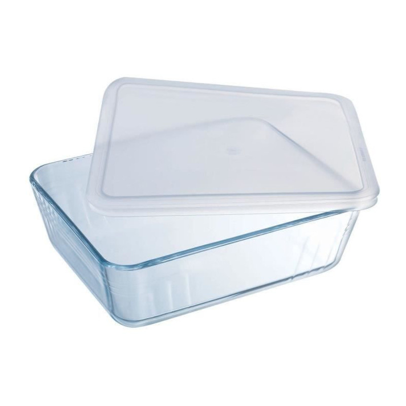 PYREX - 244P000 / 7043 - Rectangular dish with lid - 27cm * 22 cm - Py