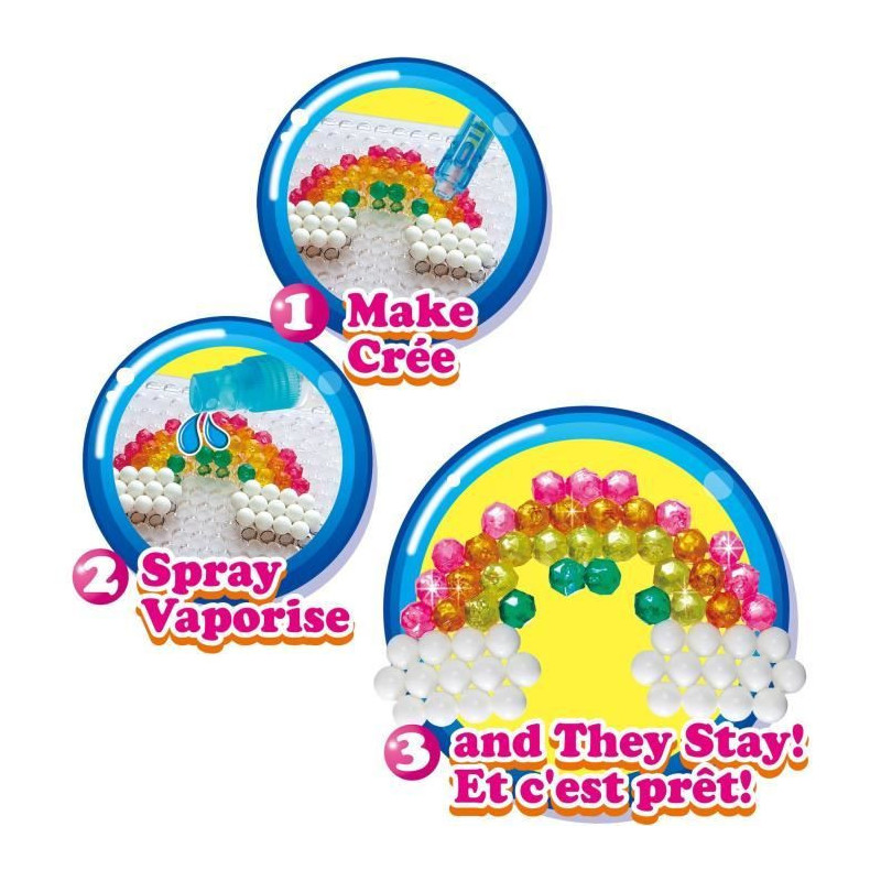 La mega recharge 2400 pearls - aquabeads - 31502 - 24 colors