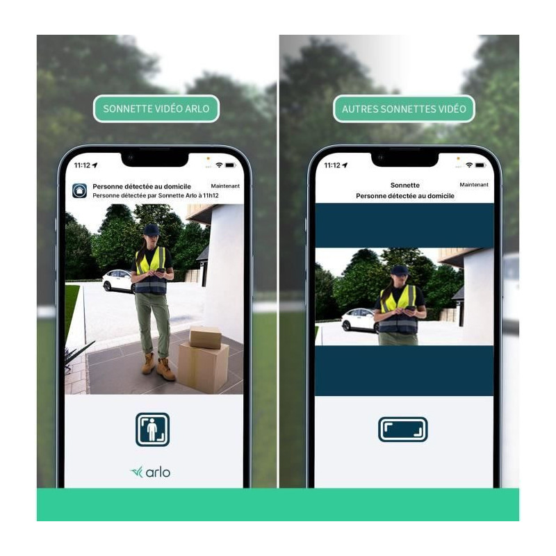 Video Doorbell - ARLO - AVD3001-100EUS - Direct Wi-Fi connection - Bui