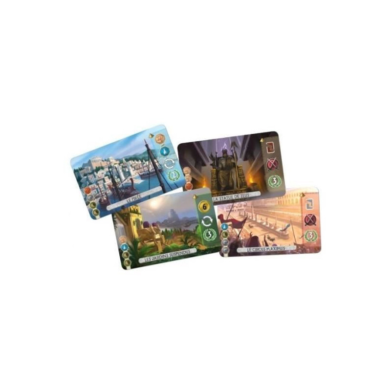 ASMODEE - 7 Wonders Duel - Standalone Game for 2 Players - Board Game