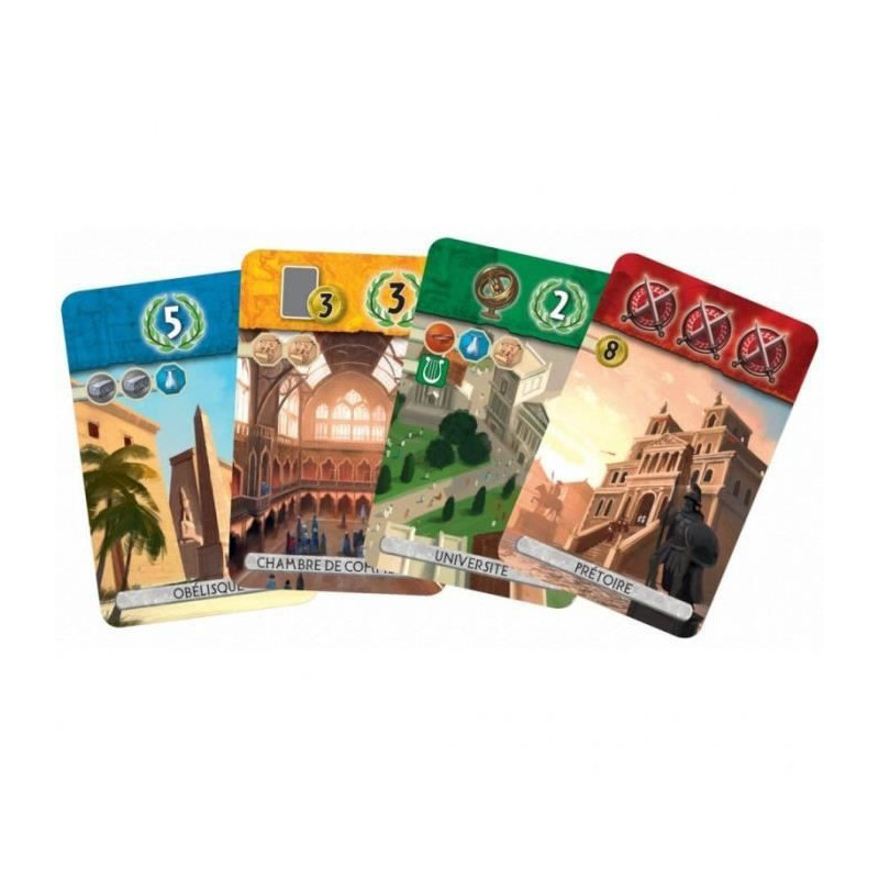 ASMODEE - 7 Wonders Duel - Standalone Game for 2 Players - Board Game