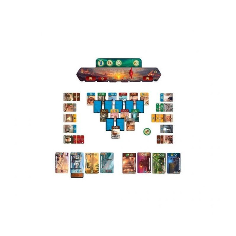ASMODEE - 7 Wonders Duel - Standalone Game for 2 Players - Board Game