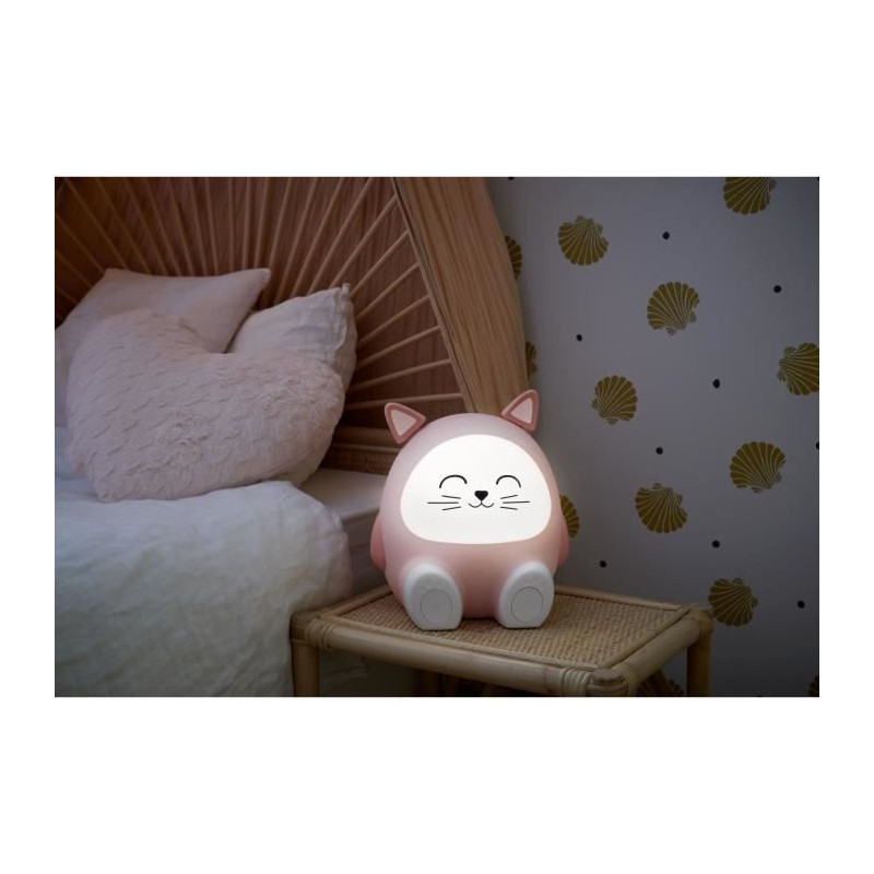 Light speaker & night light - BIGBEN - Cat - Bluetooth 5.0, 15W, Adjus