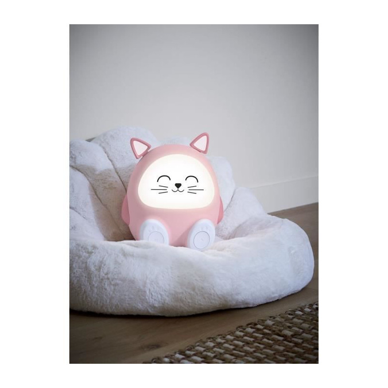 Light speaker & night light - BIGBEN - Cat - Bluetooth 5.0, 15W, Adjus