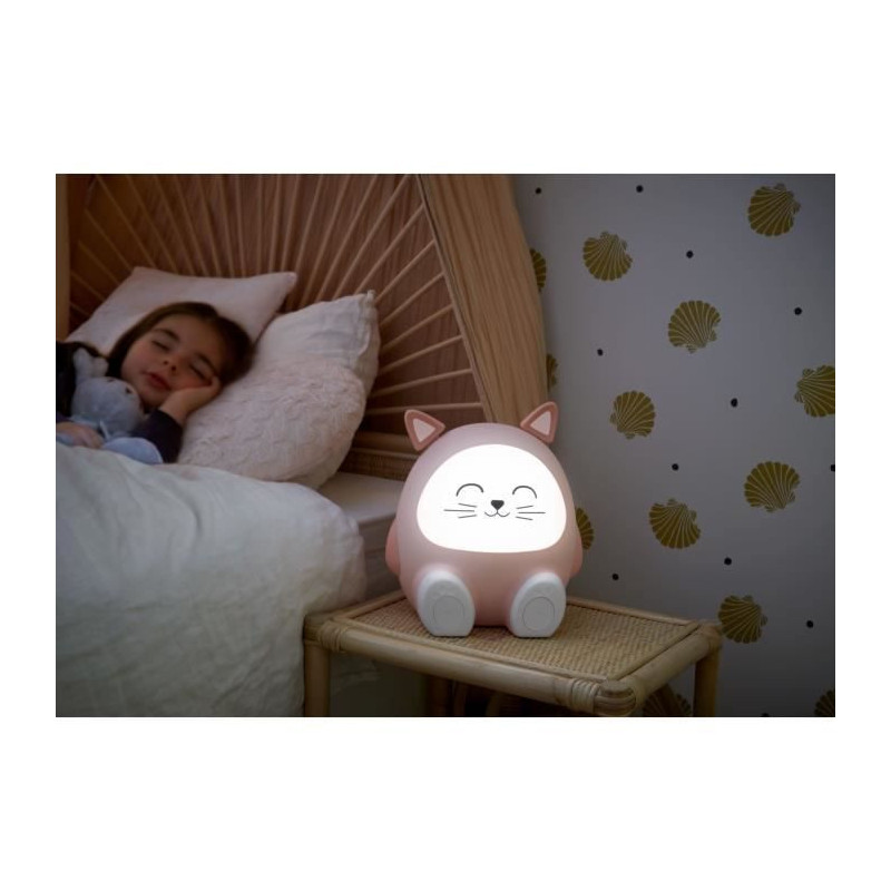 Light speaker & night light - BIGBEN - Cat - Bluetooth 5.0, 15W, Adjus